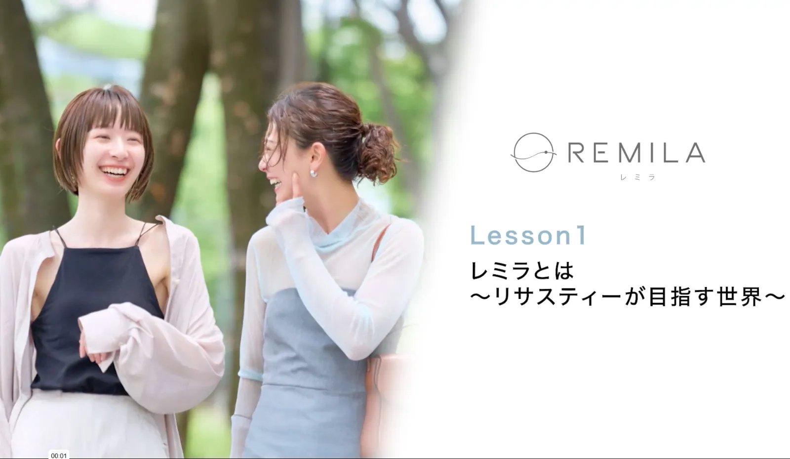 Lesson1 レミラとは~リサスティーが目指す世界~(2分37秒)